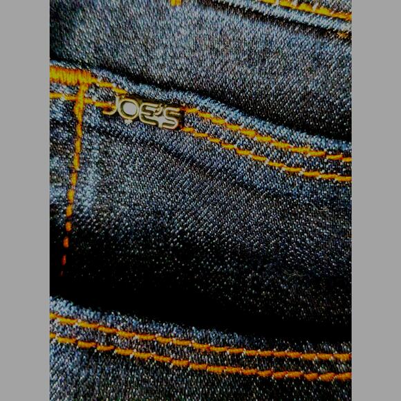 Joe's wmns Jeans Sz 29"Petite Micro FlareWash Taylor Rise 9.5"Ins 31"Fringe hem - Picture 7 of 8